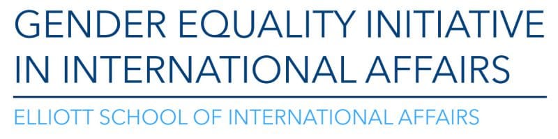 Gender Equality Initiative in International Affairs: Elliott School of International Affairs - logo